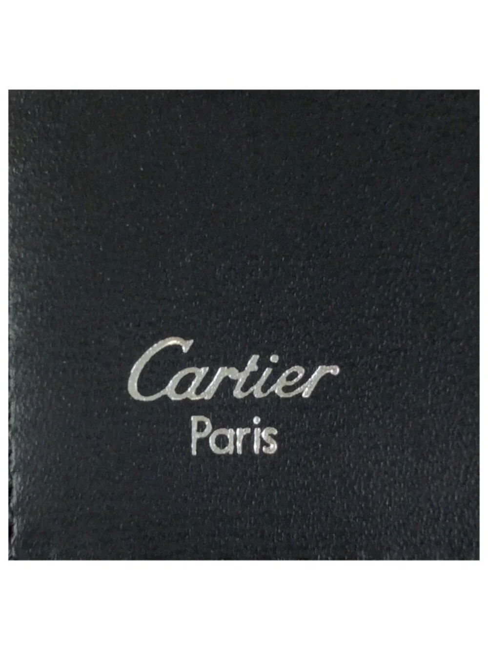 Cartier Pasha de Cartier Black Silver Leather Wallet